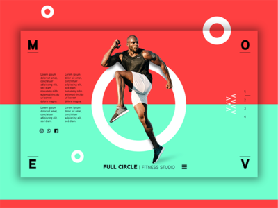 Hero Header - 健身工作室(Hero Header - Fitness Studio)