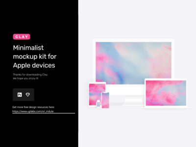 适用于 Apple 设备的极简模型套件(Minimalist Mockup Kit for Apple Devices)
