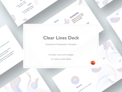 清晰的线条 - 终极演示模板(Clear Lines - Ultimate Presentation Template)