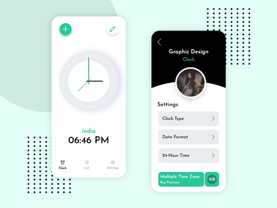 时钟界面(Clock UI)