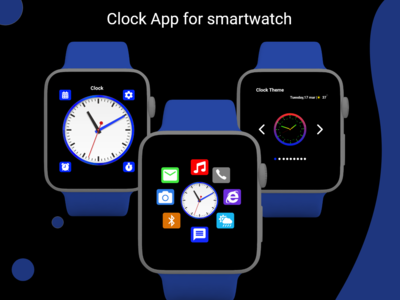 智能手表的时钟应用程序(Clock app for smartwatch)