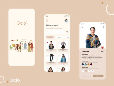 服装店设计应用程序(Clothing shop design app)