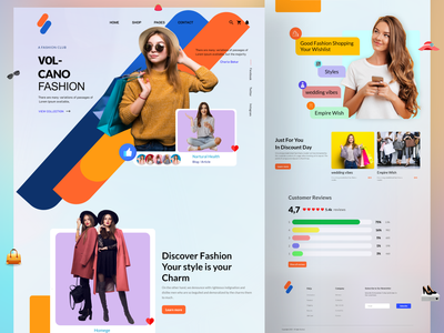 服装店网页界面(Clothing Store Web UI)
