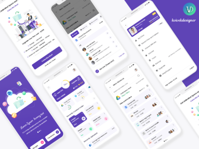 云存储移动应用程序 UI 套件(Cloud Storage Mobile App UI Kit)