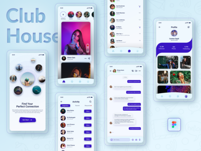 会所应用设计(Club House Application Design)