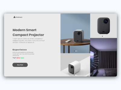 登陆页面智能投影仪(Landing Page Smart Projector)
