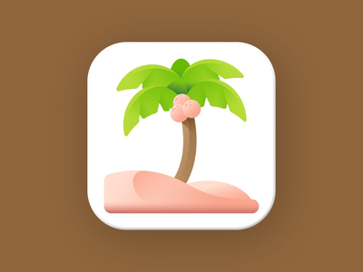 椰子树标志(Coconut Tree Logo)