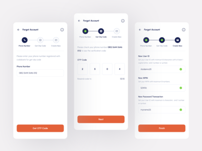 Codabank - 手机银行应用程序（忘记密码）(Codabank - Mobile Banking Apps (Forgot Password))