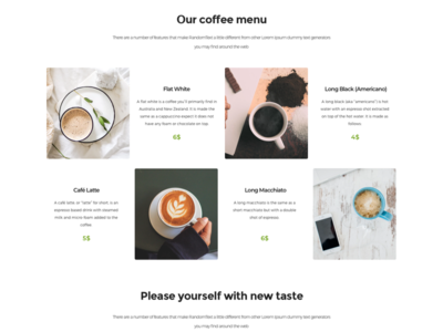 咖啡屋提货 ui 套件(Coffee house lading ui kit)