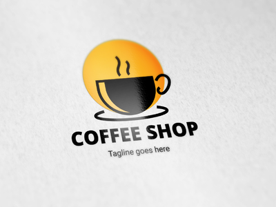咖啡店标志模板(Coffee Shop Logo Template)
