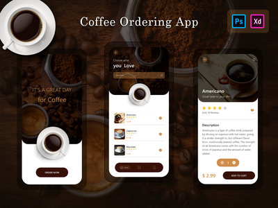 咖啡订购应用程序(Coffee Ordering App)