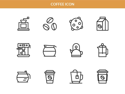 咖啡图标包 2(Coffee Icon Pack 2)