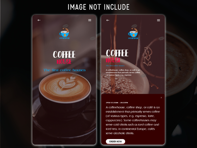 咖啡店应用程序基于概念(Coffee Shop App Based Concept)