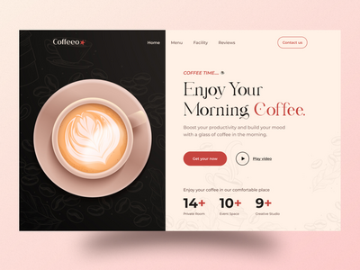 咖啡店网站标题(Coffee Shop Website Header)