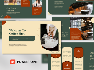 Quincy - 咖啡店演示模板(Quincy - Coffe Shop Presentation Template)