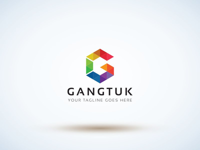 独特的创意字母 G 图标标志设计(Unique creative letter G Icon Logo Design)