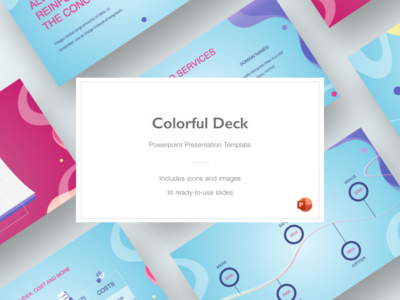 多彩甲板 - 终极演示模板(Colorful Deck - Ultimate Presentation Template)