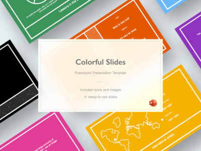 彩色幻灯片 - 终极演示模板(Colorful Slides - Ultimate Presentation Template)