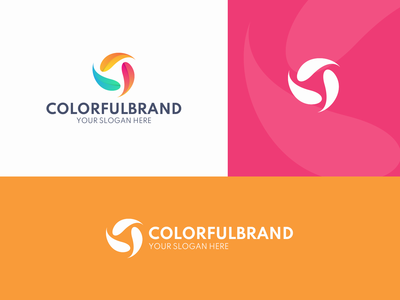 多彩的标志设计(Colorful Logo Design)