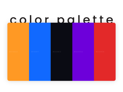 调色板(color palette)