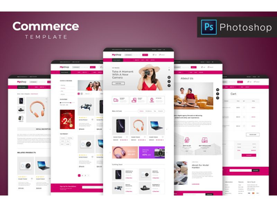 时尚电子商务网站模板(Fashion eCommerce Website Templates)