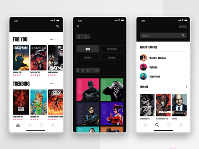 漫画应用概念(Comics App Concept)