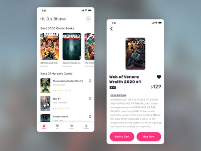 漫画应用概念(Comics App Concept)