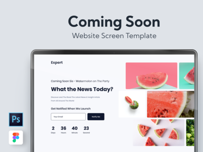 Web 即将推出模板(Web Coming Soon Template)