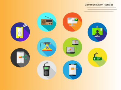 通信图标集(Communication Icon Set)