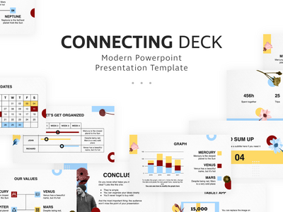 连接PowerPoint演示模板(Connecting PowerPoint Presentation Template)