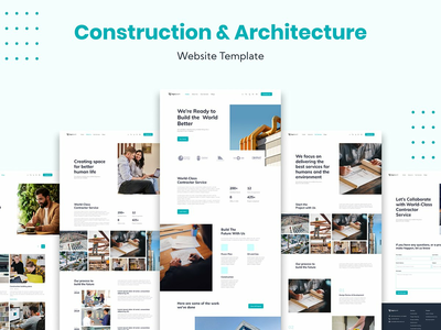 建筑和建筑业务网站模板(Architecture and Construction Business Website Template)