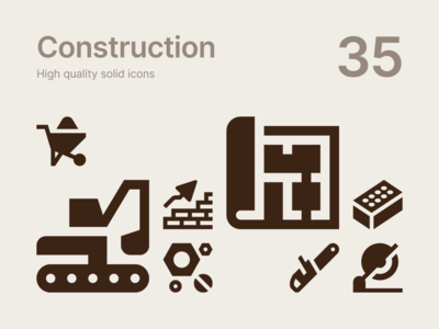 施工图标(Construction icons)