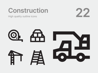 建设 #2 图标(Construction #2 icons)