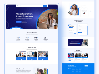 顾问登陆页面(Consultant Landing page)