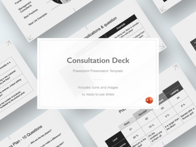 咨询平台 - 终极演示模板(Consultation Deck - Ultimate Presentation Template)