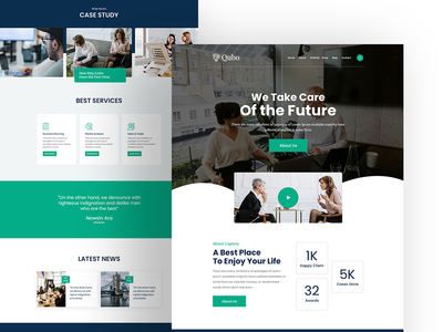 咨询 - 登陆页面模板(Consulting - Landing Page Template)