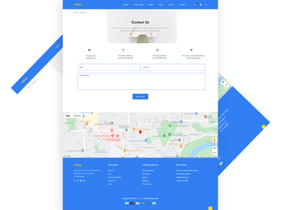 电子商务联系人 v3 页面 html 模板(E-commerce Contact v3 page html template)