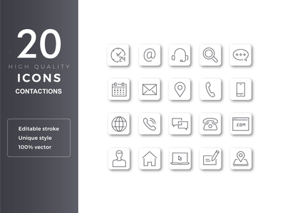 联系图标(Contaction Icons)