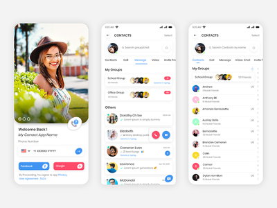 通讯录应用(Contacts App)