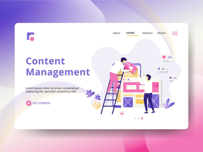 内容管理登陆页面(Content Management landing page)