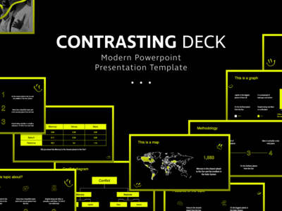 对比PowerPoint演示模板(Contrasting PowerPoint Presentation Template)