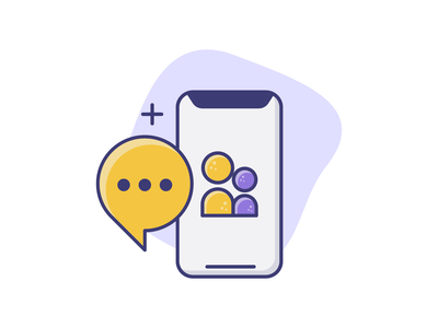 人物对话|聊天图标(Chat Illustration | Chat Icon)