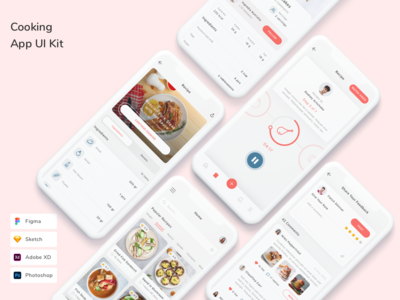 烹饪应用程序 UI 套件(Cooking App UI Kit)