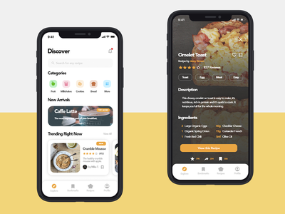 烹饪应用程序概念(Cooking App Concept)