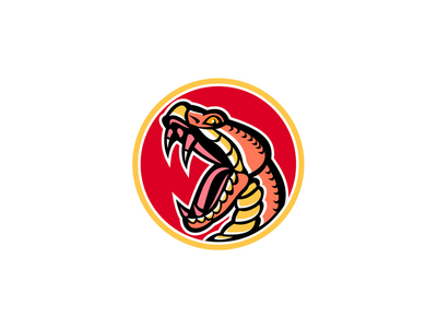 铜头蛇吉祥物(Copperhead Snake Mascot)