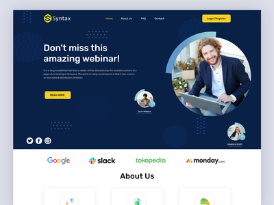 网络研讨会网站(Webinar Website)