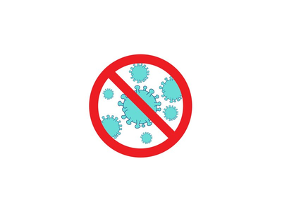 停止冠状病毒感染迹象(Stop Coronavirus Infection Sign)