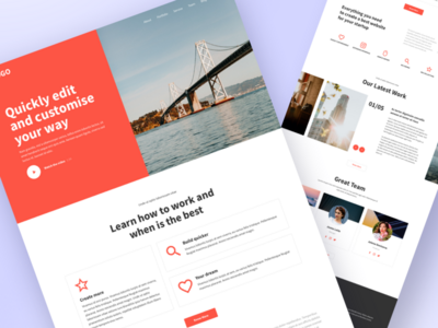 公司代理登陆页面(Corporate Agency Landing Page)