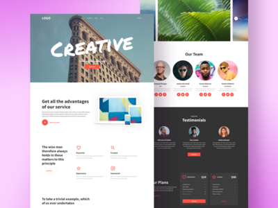 企业登陆页面(Corporate Landing Page)