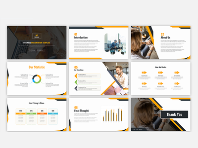公司业务和项目演示模板(Corporate business and project presentation template)